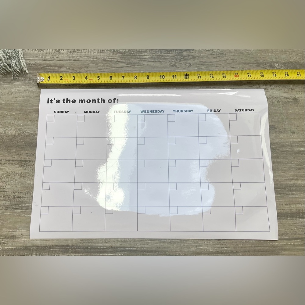 Made By Design Dry Erase Monthly and Weekly Calendar Pads